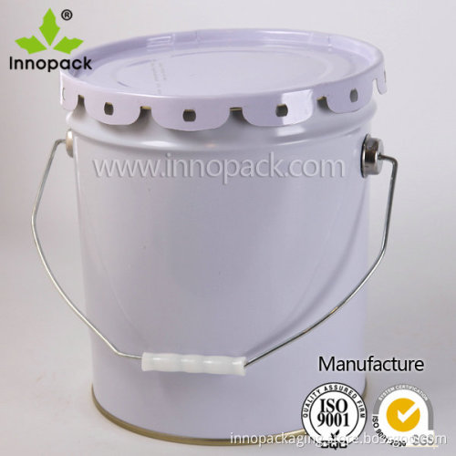 5 Gallon Metal Tin Pail for Chemical Use